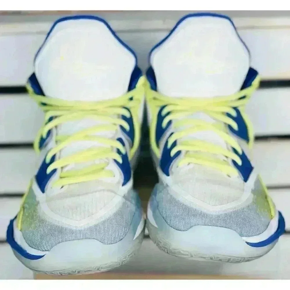 NIKE Kyrie Infinity Men’s Size 8 Basketball Shoes White/Blue/Yellow